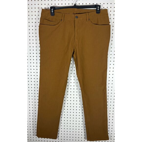 Lululemon ABC Utilitech Mens Khaki Stretch pants size 36
